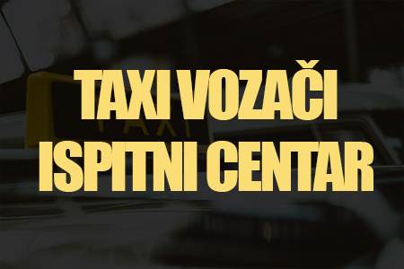 Taxi vozač ispitni centar